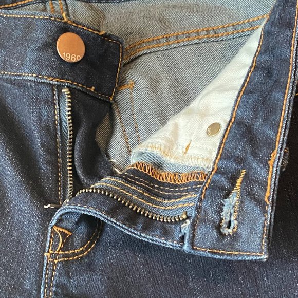 GAP 1969 Always Skinny Dark Wash Stretch Low Rise Jeans Women's 27 - Picture 4 of 8